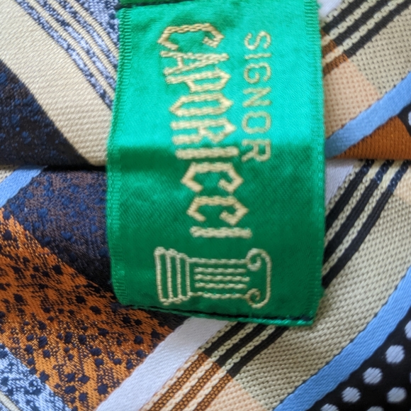Vintage tie by Segnor Caporicci rare find - Picture 10 of 13